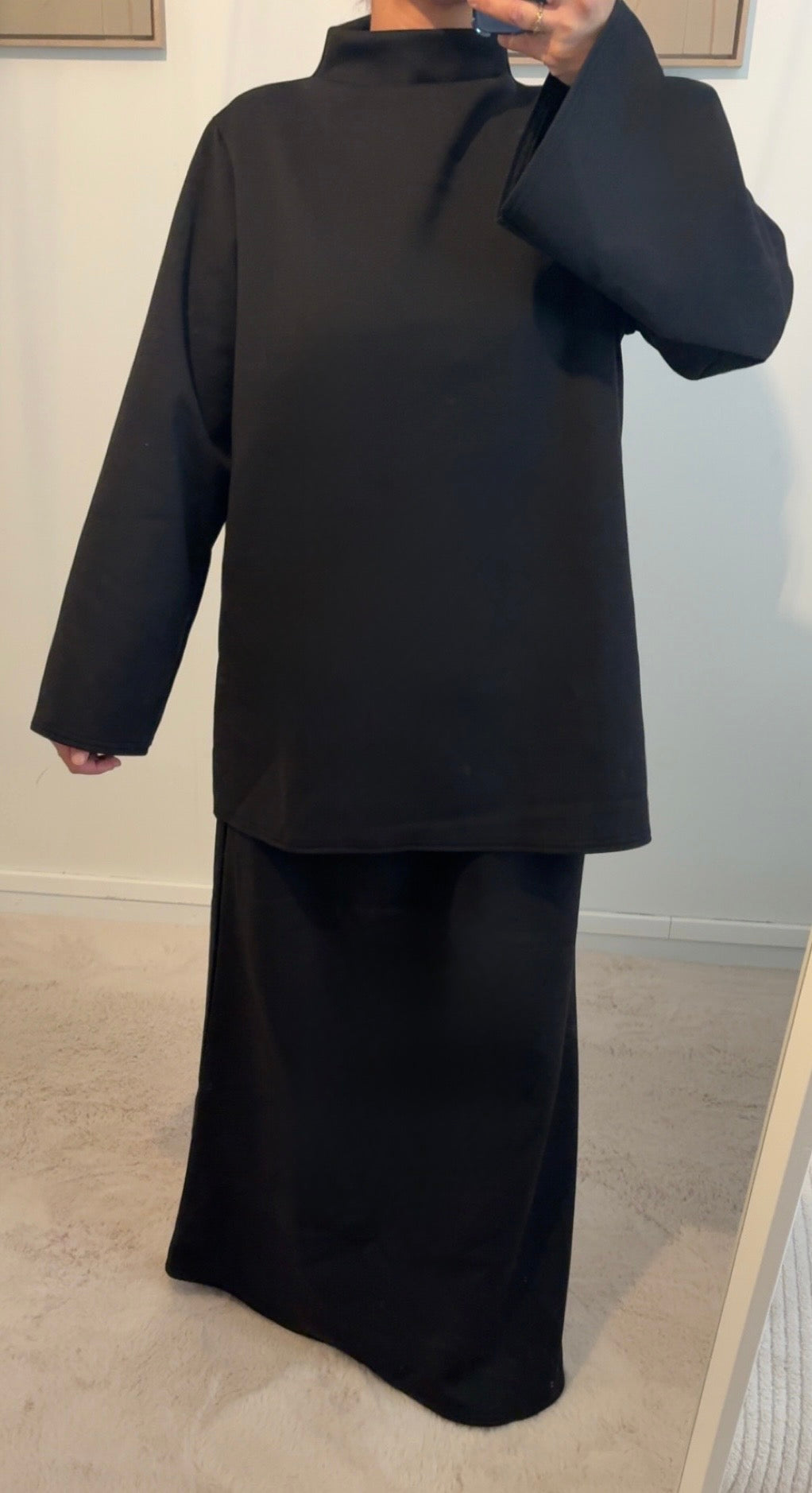 Ensemble jupe avec Col