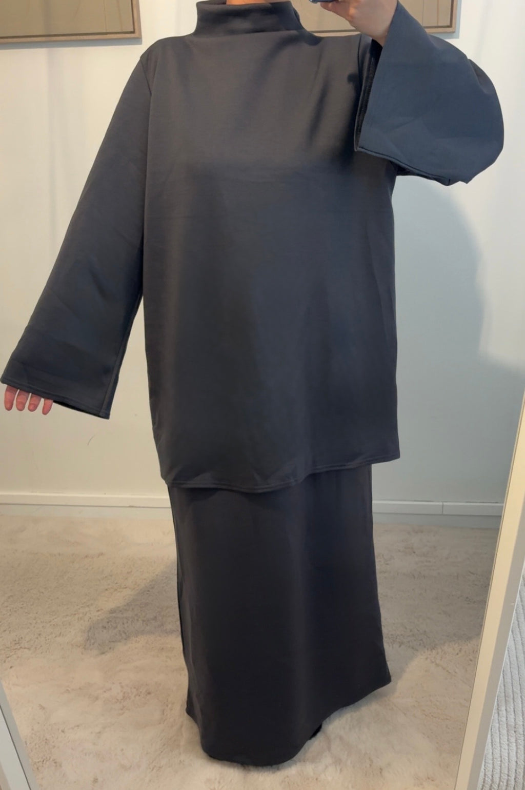 Ensemble jupe avec Col