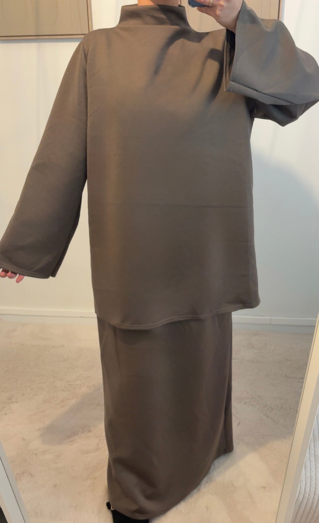 Ensemble jupe avec Col