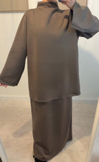 Ensemble jupe avec Col