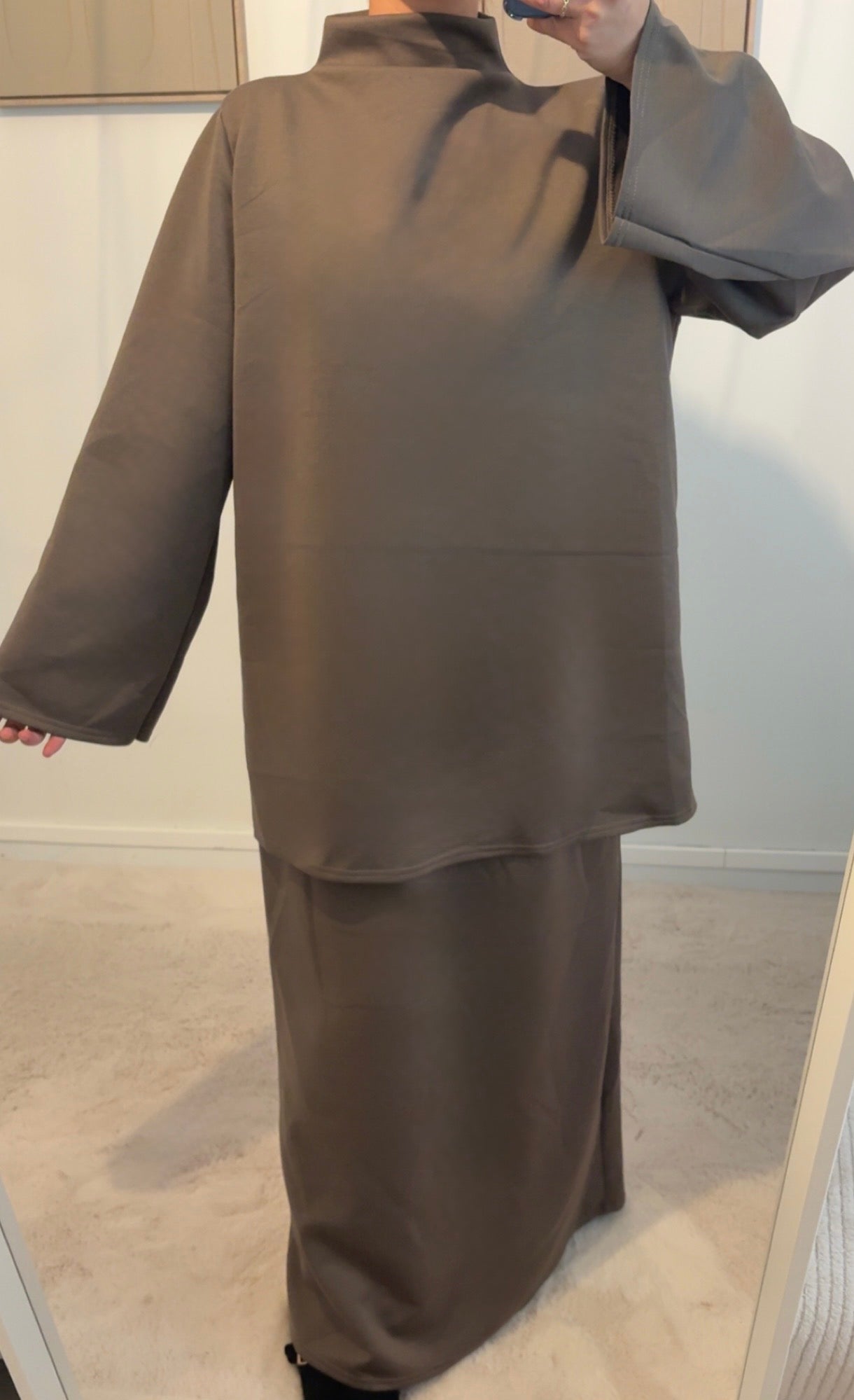 Ensemble jupe avec Col